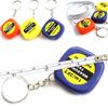 1Pc Mini Keychain Key Ring Easy Retractable Tape Measure Pull Ruler 1M