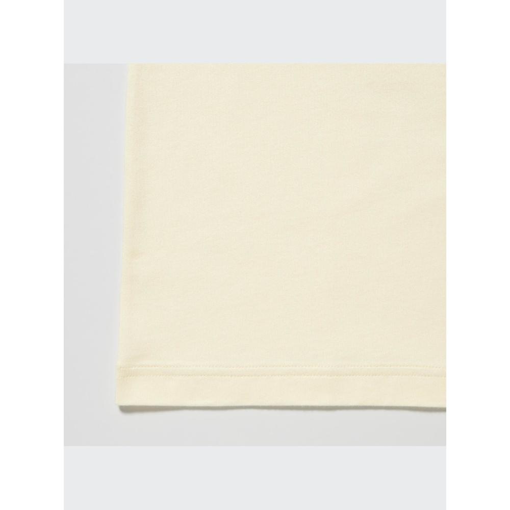 Uniqlo Футболка с рисунком «Peace For All» с коротким рукавом, стандартный крой, арахис