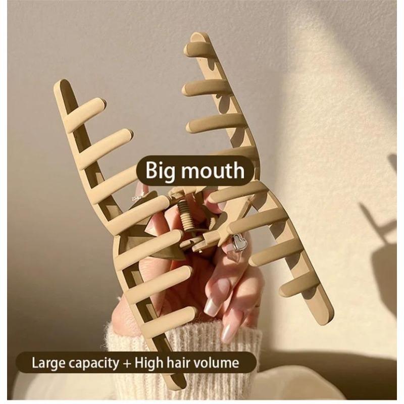 4 шт. Женский зажим-краб для волос, крестообразный, матовый, модная элегантная заколка, большой зажим-краб для волос, корейские аксессуары для волос для девочек