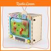 Wooden Educational Television Tell Stories Toy For Children Enhancing Cognitive