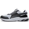 Future Runner Comfortable Sports Leather Fabric Shock Absorption Low Top Casual Running Shoes Unisex Sneaker Black White 369502-04