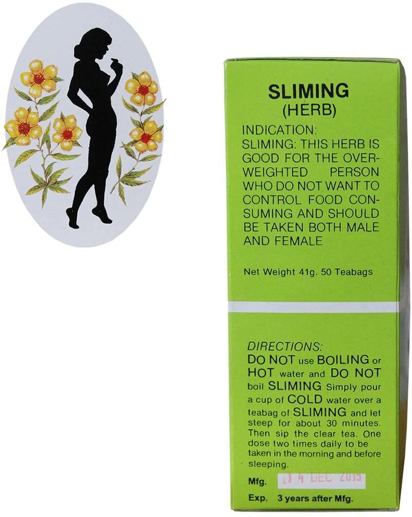 Slimming Herb a 100% Herbal Infusion - 50 Aromatized Herbal Tea Bags
