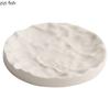 Керамическая тарелка с каменным узором, двухслойная тарелка чистого белого цвета, тарелка для десерта, торта, суши, специальная посуда для ресторана