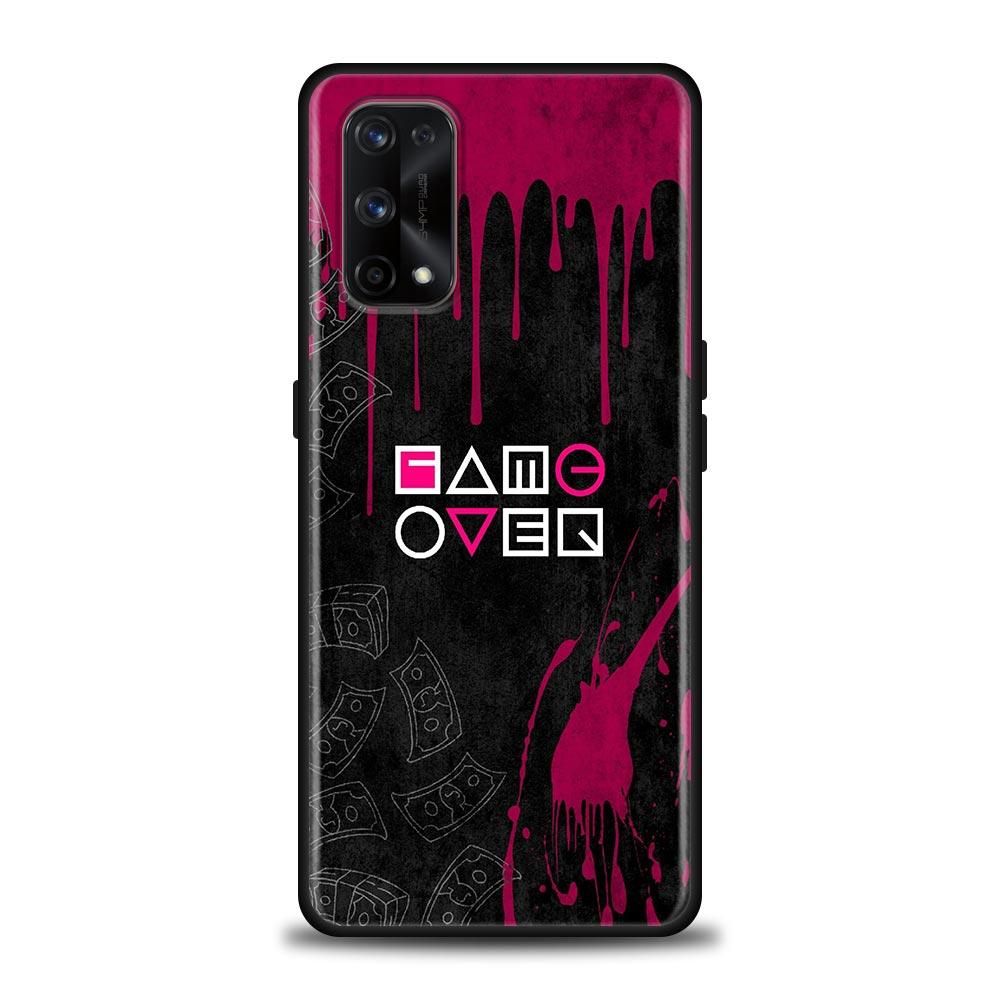 Чехол с милым кальмаром для игрового телевизора, красный, зеленый, для Realme C21Y C21 C25 C20 C15 C12 C11 C1 GT Master Neo Neo2 5G Funda Capa, силиконовый мягкий чехол