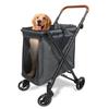 Pet Stroller Comfortable Ride for Puppies and Kittens Large Space and Ventilation Easy Assembly and Folding Best Partner for Going Out This Pet