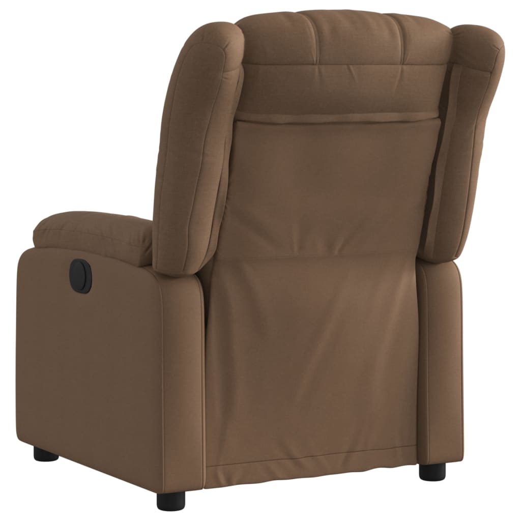 Relax Chair Brown Fabric