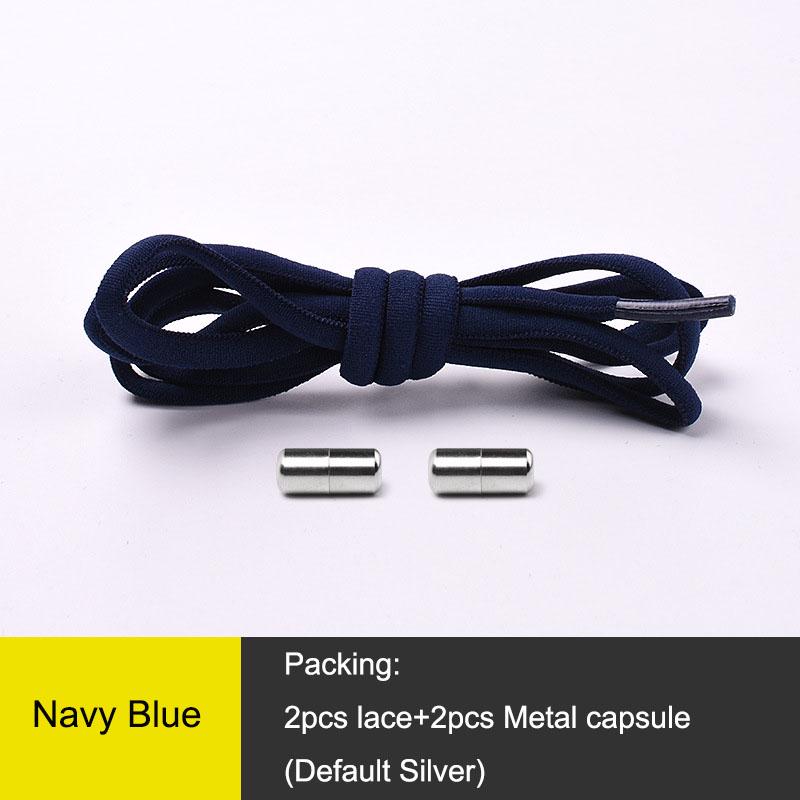 1Pair Elastic Locking Shoelaces Kids Adult Sneakers Quick Shoelace Lazy Shoe Laces Semicircle Shoe
