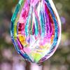 Faux Crystal Prism Sun Catcher Decoration Indoor Outdoor Garden Window Hanging Rainbow