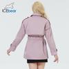 ICEbear Новинка 2023 года, женская весенняя ветровка, стильный повседневный женский плащ с лацканами, качественная брендовая женская одежда GWF20027P