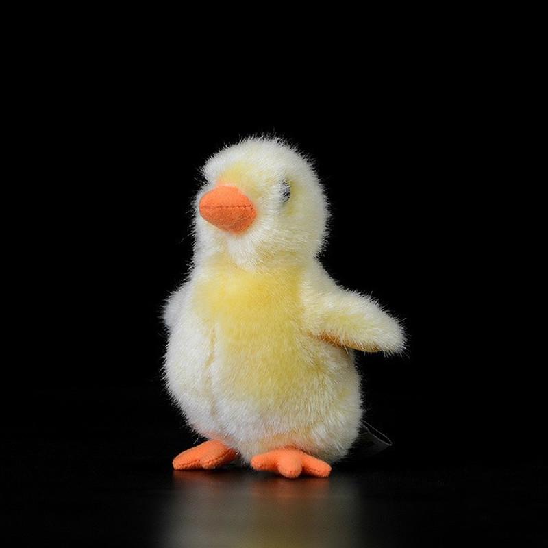 Cute Yellow Chicken Plush Doll Simulation Yellow Chicken Plush Toy Farm Animals Plush Toys