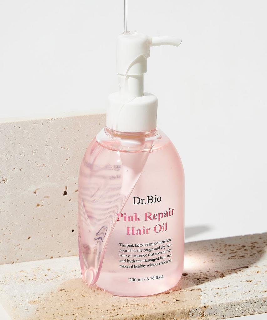 Pink Repair Hair Oil 200ml | Improves damaged hair cuticles, No Stickiness