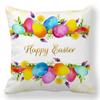 Пасхальная декоративная наволочка с мультяшным яйцом, кроликом, цветочным принтом, наволочка для спальни, домашнего декора 45x45 см