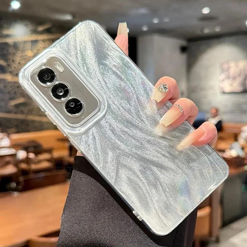 Чехол Для Samsung Galaxy A56 A36 A26 A16 A06 4G A55 5G A35 A25 A15 A05 S A54 A34 A24 A14 A73 A53 Роскошные Блестящие Лазерные Чехлы Для Телефона