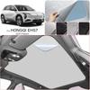 Car Suede Fabric Anti-uv Electrostatic Adsorption Sunroof Sunshade For HONGQI EHS7 2025-Present Auto Heat Insulation Skylight