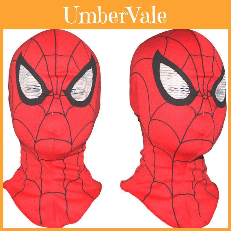 Adorable Kids Spiderman Costume Mask And Gloves Featuring Soft Comfortable Material