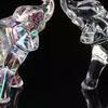 Милая хрустальная статуэтка слона, мини-статуэтка животного, украшения слоненка, ремесло, настольные хрустальные украшения, гостиная