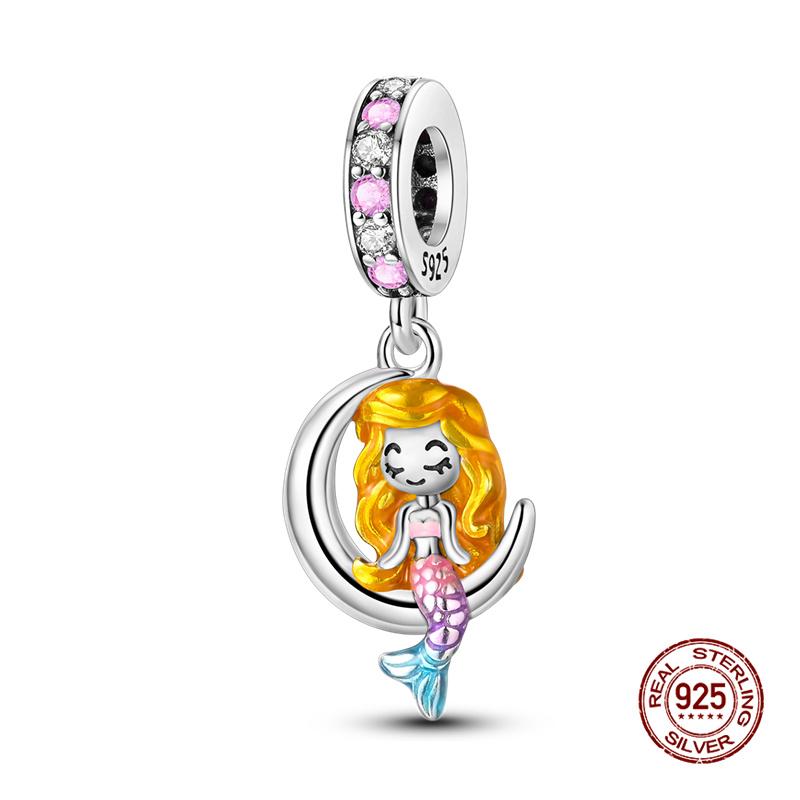 Charms Copper Married Couple Dangle Charms Beads Fits 3Mm Original Bracelet Necklace Womens Diy Fine Jewelry Gifts