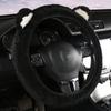 1pc Car Steering Wheel Cover, Fashionable, Slip-Resistant, Warm, Plush, Universal, Lovely, Cartoon, Women's Type, Protective Auto Accessory for Winter
