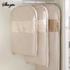 Visible Compression Hanging Bag for Down Jacket - Dust Cover Clothes Storage Wardrobe Organizer for Household