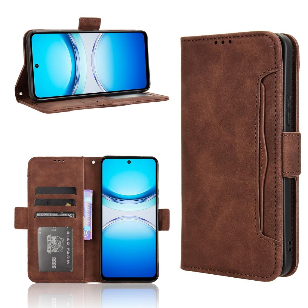 For Vivo Y39 5G Leather Case Phone Wallet Cover with Multiple Card Slots