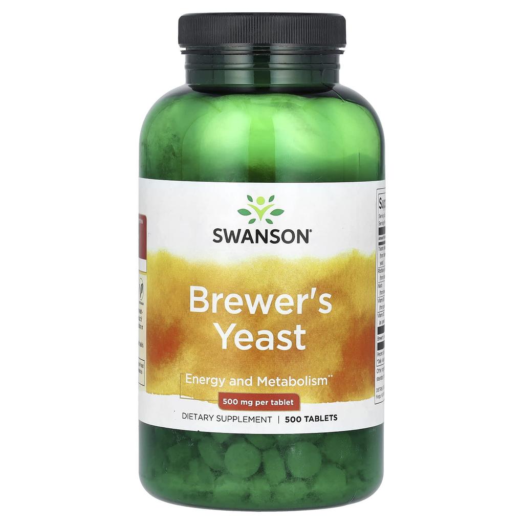 Brewer's Yeast, 500Mg, 500 Tablets (250Mg Per Tablet)