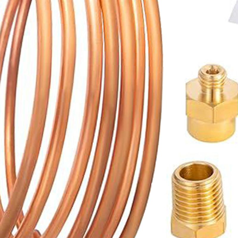Pressure Gauge Tubing Kit 72'' High Performance High Temperature Ductility Heat Resisting Accessories for Professional Repair