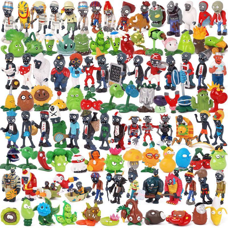 Decorate Your Easter With Plants Vs Zombies Series Egypt Private Wild West Pvc Toy Action Figures Set New