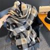 New Spring Women Cotton Scarf Beach Hijab Shawls and Wraps  Luxury Brand Plaid Female Foulard Echarpe Designer Bandana