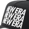 Кепка 9FORTY Tracker In a Row Wordmark Logo Black 9FORTY BLK [New Era] Мужская A-образная A-FRAME TRK(13515876)