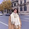 Winter Korean Style Thickened Solid Scarf Shawl