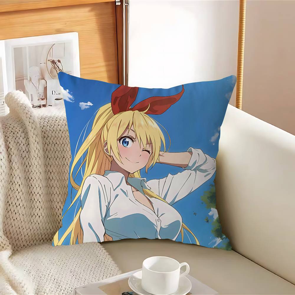 Аниме Nisekoi-I Наволочка Съемная Моющаяся Наволочка для Подушки – Мягкий Лен для Всех Сезонов