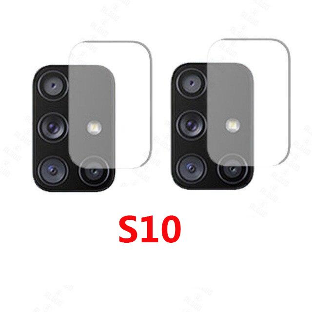 2 шт. Стекло объектива камеры для Samsung Galaxy A51 A71 Note 20 S20 Ultra Plus S20 + A52 A72 s10 s9 note 20 S21 A32 4G Защитная пленка для экрана S20 Fe