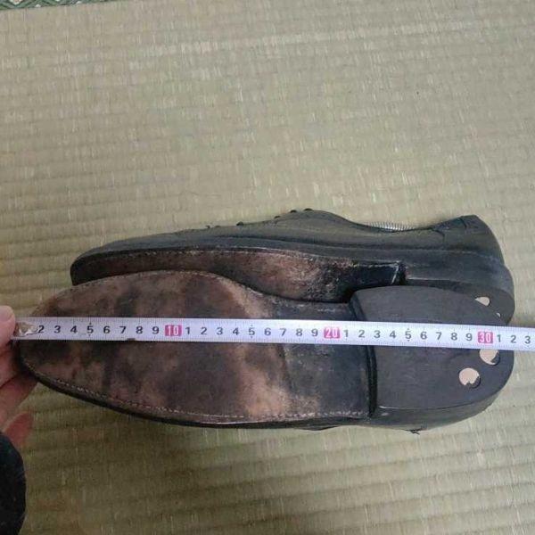 70s-80s USA Vintage/10.5C/27.5-28.0/Black/Goodyear Welt Longwing Brogues/Felt Tongue/Kenmoor(USED)