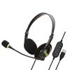 for PC Comfortable USB Microphone with Mic Wired Head Earpiece Headset Headphone Earphone