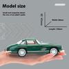 1/32 Scale Benz 300SL Classic Car Alloy Car Diecast Model Sound & Light Toy Car Central Control Ornaments Children Toy Gift