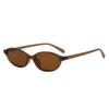 3pcs European and American retro oval small frame women's fashionable sunglasses personalized trendy glasses