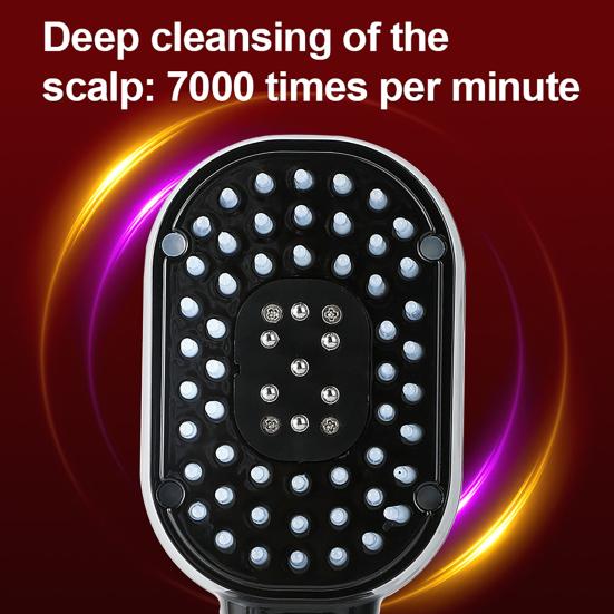 Nostalgie Red Light Scalp Massager, Electric Hair Growth Comb with Essence Dispenser, 3 Mode USB Rechargeable Vibration Brush for Care