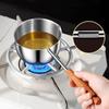 300ml/500ml Oil Splashing Small Pot Thickened Hot Oil Pan Practical Mini Butter Warmer  Oil Pouring