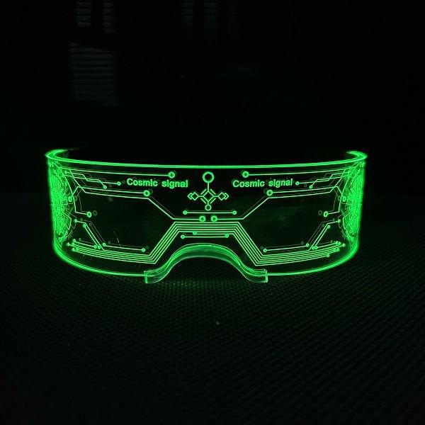 Светодиодные цветные светящиеся очки - Аксессуары для рождественского фестиваля в баре