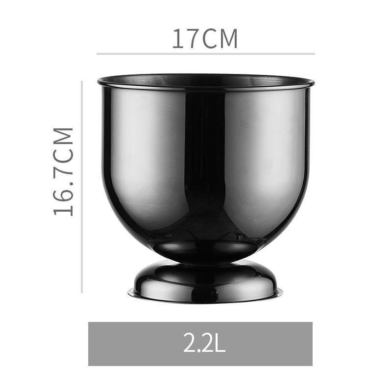 Шампанское, охлажденное вино, пиво, красное вино, куб, бар, КТВ, ведро с двумя ручками, золотое, золотое, толстое, с головой тигра, ведро для льда, шампанское