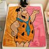 The Flintstones Flannel Blanket, High Quality Comfortable for All Seasons, Home Decor, Warmth and Comfort