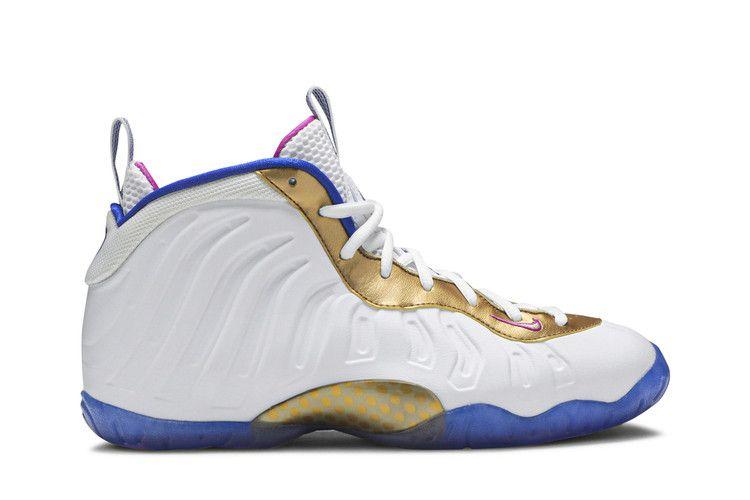 Kids' Sneakers Nike Air Foamposite One Peanut Butter & Jelly (GS) White/Fuchsia Blast-Racer Blue