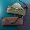 Eyewear Protective Case Sunglasses Storage Bag PU Leather Glasses Case Hanging Eyeglasses Holder