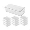 Nail Art Storage Box Set for Press On Nails Clear Display Container