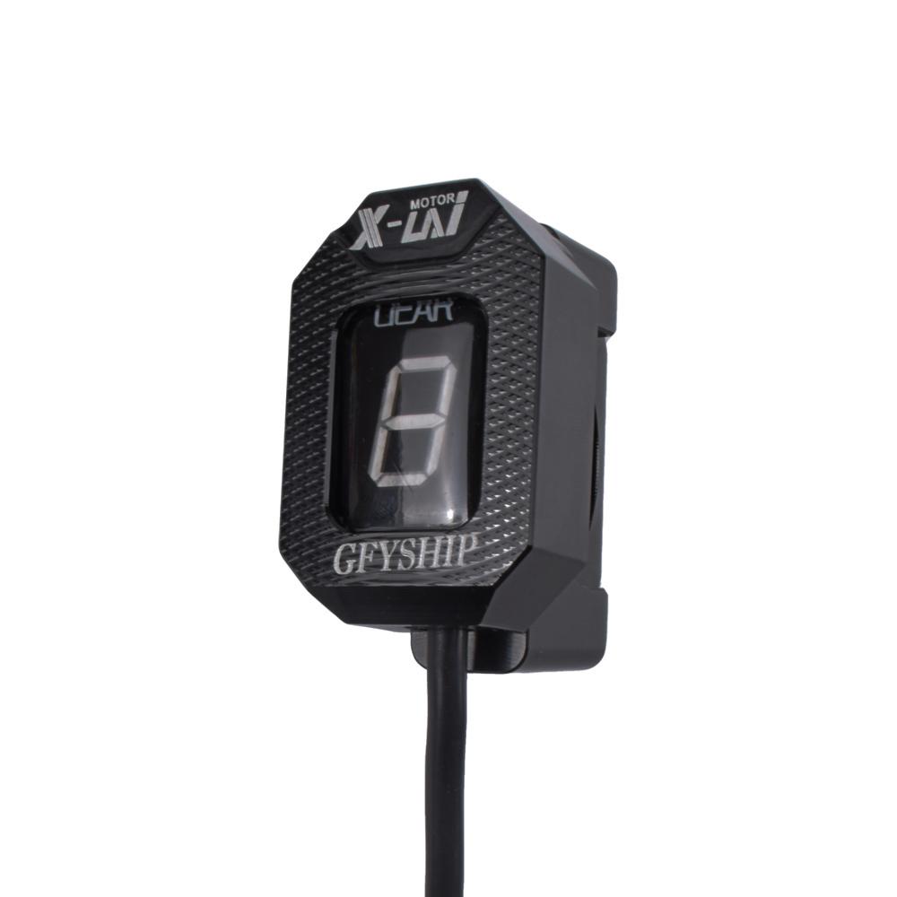 For Suzuki XF650 Freewind 1997 to 2004 For Quadzilla XLC500 All Years Motorcycle Gear Indicator 1-6 Digital Gear Meter