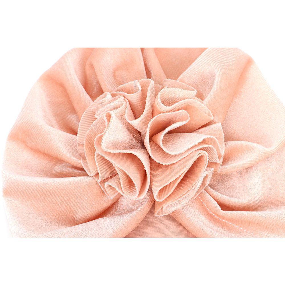 Детские эластичные головные уборы с узлом, детские бархатные тюрбаны, детские повязки на голову, теплая шапочка-бини