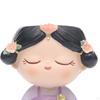 Head Planter Cute Plant Pot Girl Figurine,Desktop Flowerpot Resin Flower for Yard