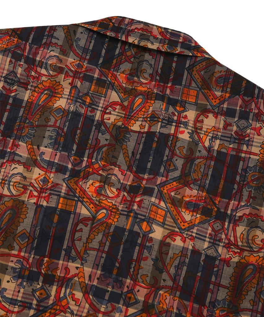 Brooks Brothers Traditional Fit Madras Print 3-Button Jacket (Brown) (Bbjsmm13624Es)