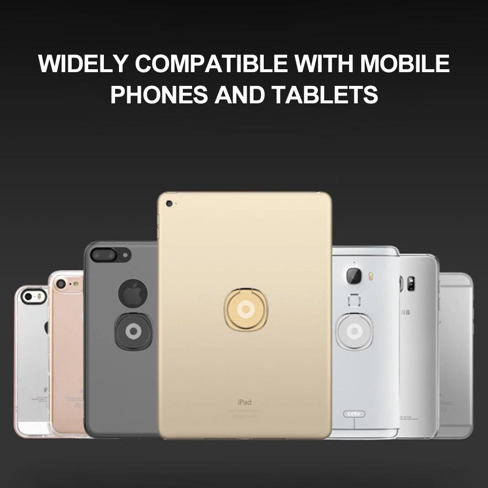 Вращение на 360 градусов Держатель для мобильного телефона Металлический стенд для мобильного телефона Кольцо-пряжка Автомобильный держатель для мобильного телефона Вращаемый