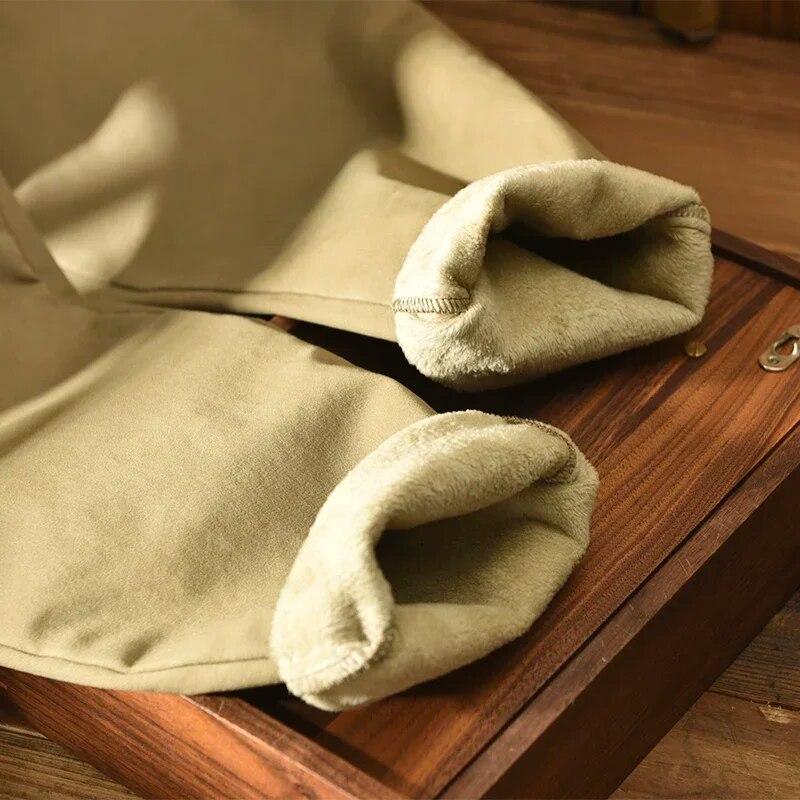 2023 мужские зимние брюки Flacee мужские хлопковые однотонные свободные повседневные брюки в стиле сафари с карманами цвета хаки армейские зеленые рабочие брюки 28-38